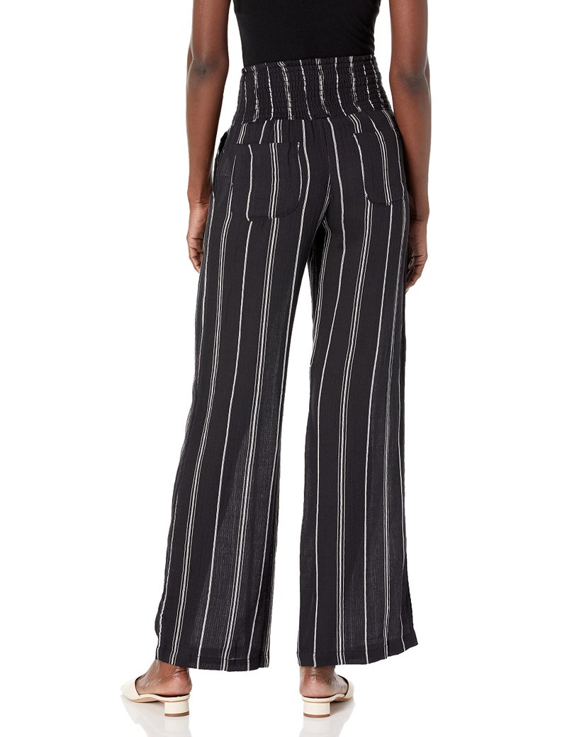 Billabong womens New Waves Stripe Pants, Black White, Medium US - Image 2